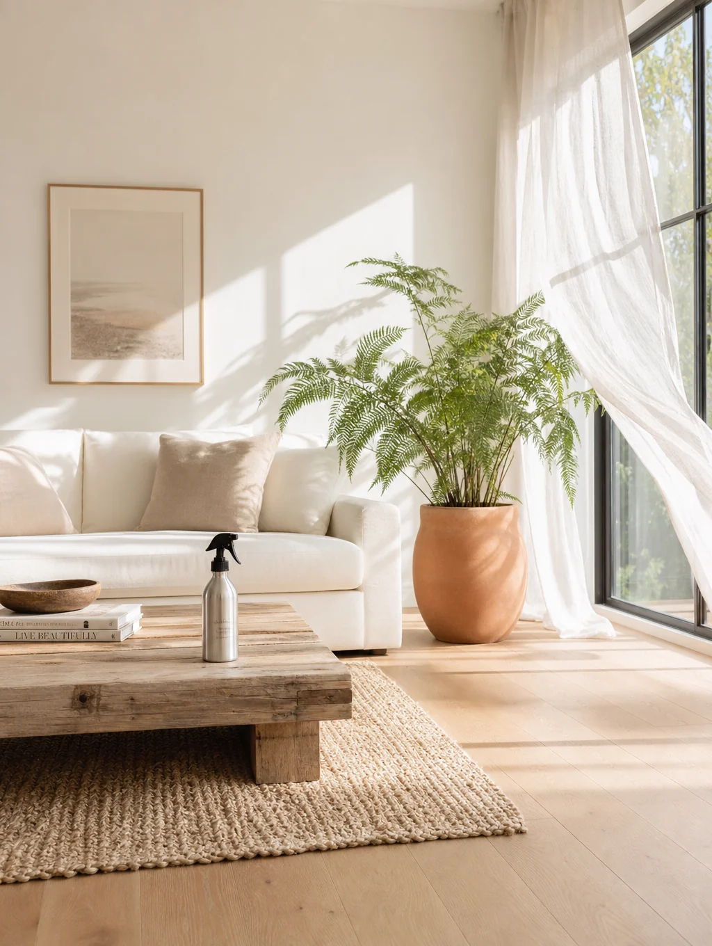 A pristine, freshly cleaned modern interior space reflecting our commitment to quality and detail